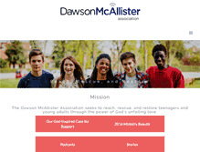 Tablet Screenshot of dawsonmcallisterassociation.com